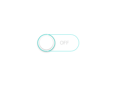 On/off toggle button